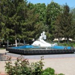 фонтан "Дельфин и русалка"